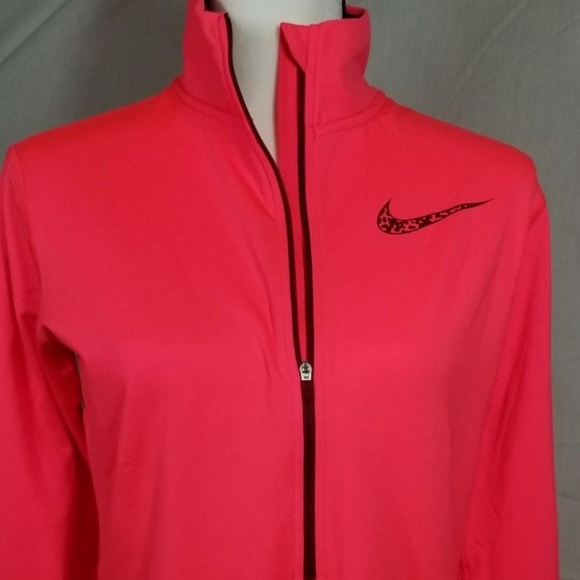 Nike Jackets & Blazers - Nike Pro Athletic 1/2 Zip Pull Over  Bright Salmon